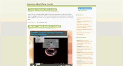 Desktop Screenshot of creative-workflow-hacks.com